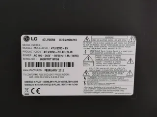 TV LG 47" Led + Apple TV 4ª Gen