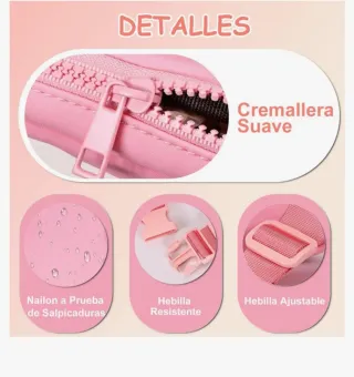 Riñonera personalizada con inicial L y mariposa