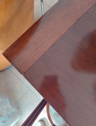 MesaComedorExtensibleMADERA maciza(160-260)+sillas