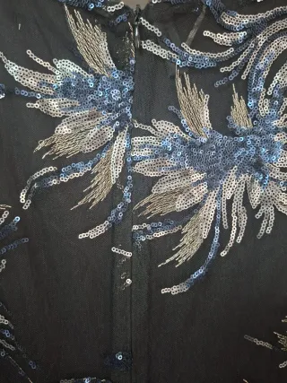 Tubino elegante con paillettes