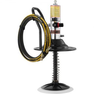 Bomba de Grasa, Bomba de Grasa Operada por Aire con Relación de Presión 50:1 con Manguera de Alta Presión de 13 pies y Pistola de Grasa, Bomba de Grasa Neumática con Tapa de Barril, Bomba de Lubri...