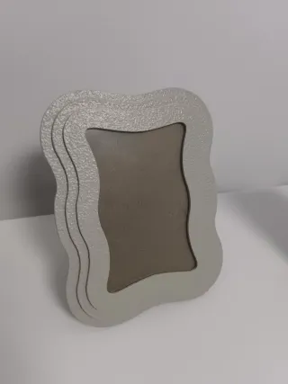 Marco de fotos 10x15 cm ondulado