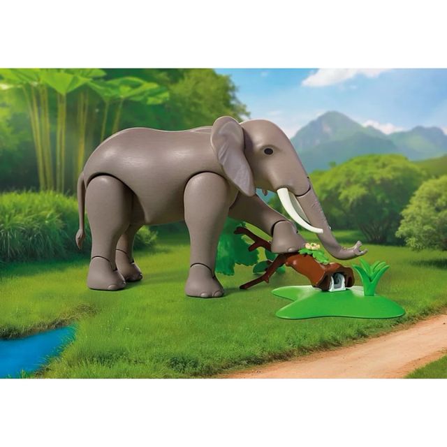 PLAYMOBIL ELEFANTE CON CUIDADOR 72068