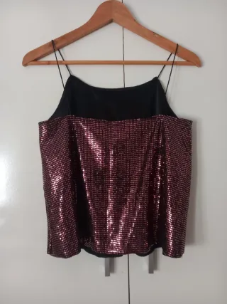 Blusa de lentejuelas Blue & Blouze S