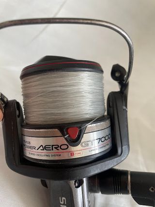 Shimano Power Aero GT 7000 + 3 Bobinas de repuesto