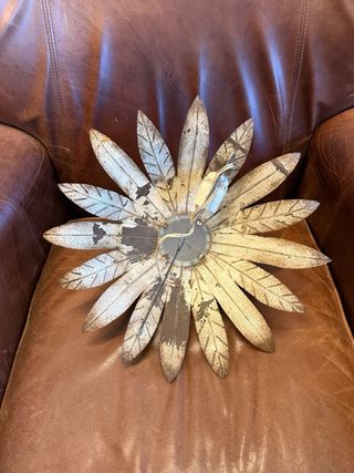 Candeeiro de tecto em chapa vintage