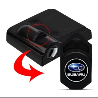 Luces LED puertas Logo Subaru