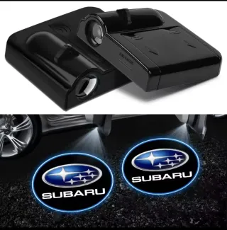 Luces LED puertas Logo Subaru