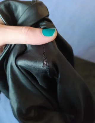 Leggings efecto piel Bershka Talla M