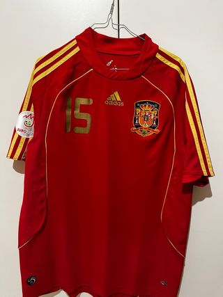 Camiseta Sergio Ramos 15 España EURO 2008 talla M de segunda mano
