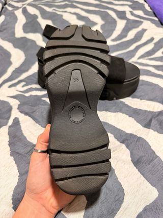 Sandalias de plataforma negras