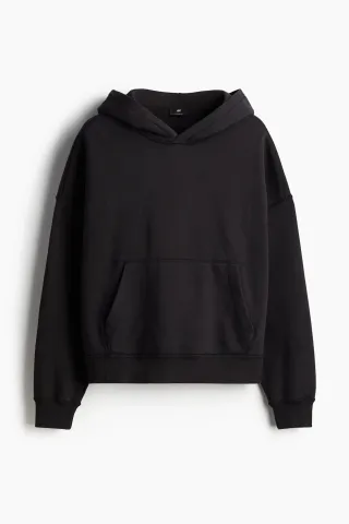 Felpa con Cappuccio H&M Nero Taglia L