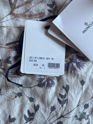 Moncler Bañador Negro Estampado