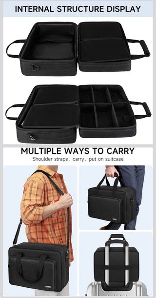 Valigetta per controller PS5/PS4, cuffie, giochi...