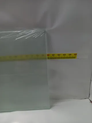 Mensola in vetro Bolis con supporti