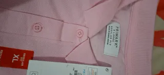 Camisa Polo Rosa Primark Talla XL