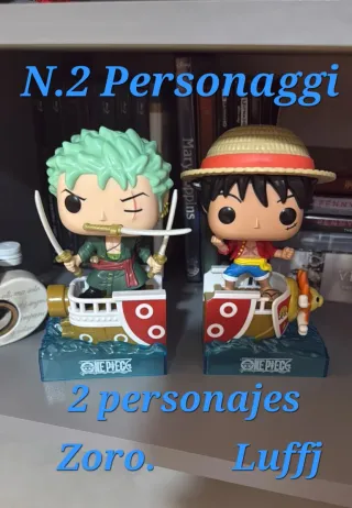 2 Funko Pop Kinder One Piece Zoro Luffy