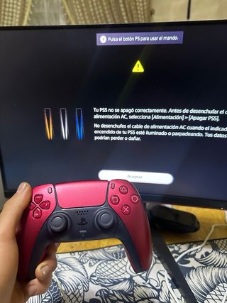 Playstation 5 + Mando PS5 Edición Granate