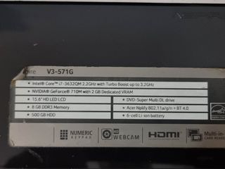 Acer Aspire V3 i7 Notebook