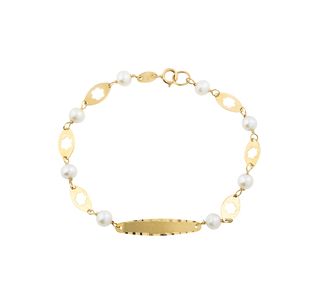 esclava oro 18k con piedra