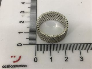 anillo oro 18k con piedra con circonita