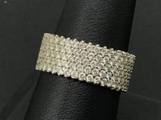 anillo oro 18k con piedra con circonita