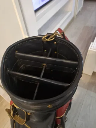 Bolsa de golf Slazenger piel