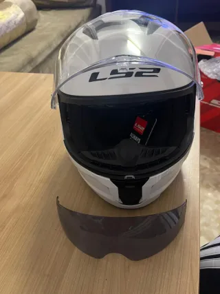 Casco Moto Integral LS2 FF808 Stream II Blanco