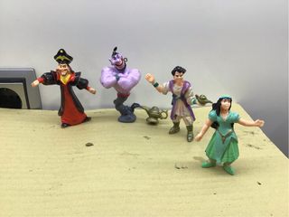 Figuras Aladdin, Genio y Lámpara