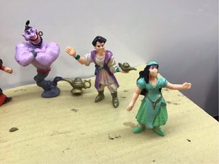 Figuras Aladdin, Genio y Lámpara