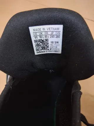 Zapatillas Adidas, Talla 45,  Perfecto Estado