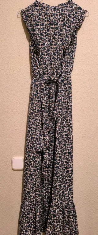 Vestido largo estampado floral