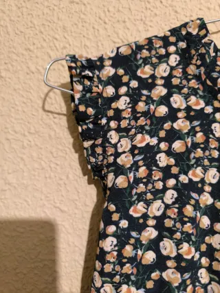 Vestido largo estampado floral