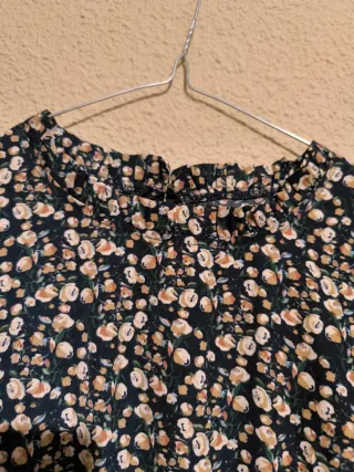 Vestido largo estampado floral