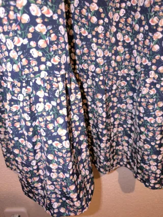 Vestido largo estampado floral