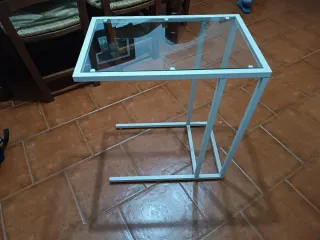 Mesa de centro hierro y cristal