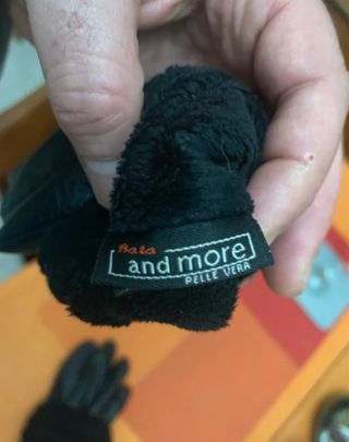 Guanti Bata Pelle Nera Unisex XL/L