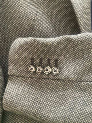 Chaqueta Americana Hombre Gris