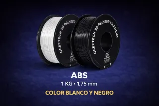 Filamento Geeetech ABS Negro 1kg 1.75mm