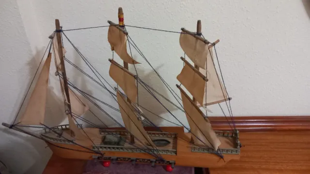 Maqueta Barco Fragata Madera