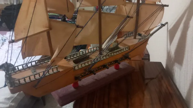 Maqueta Barco Fragata Madera
