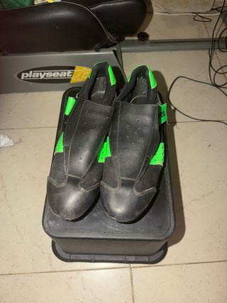 Zapatillas Ciclismo Negras/Verdes Talla 45