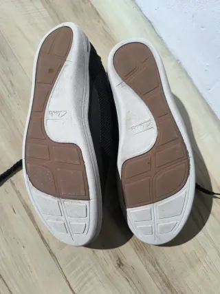 Zapatos Clarks Hombre Negro/Marrón