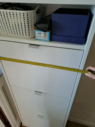 Zapatero blanco 3 puertas