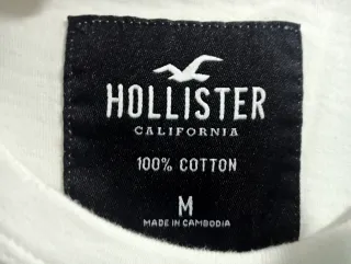 10€Camiseta HOLLISTER bitono Talla M