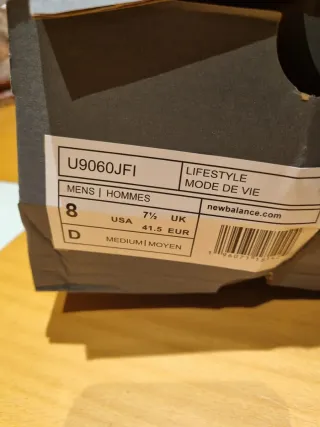 New Balance 9060 Beige/Rosa Talla 41.5