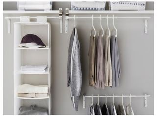 2 Barras extensibles IKEA MULIG blancas