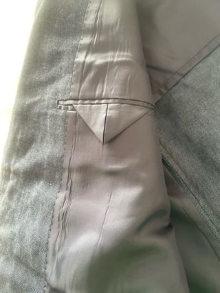 Americana azul hombre