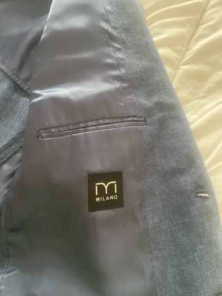 Americana azul hombre