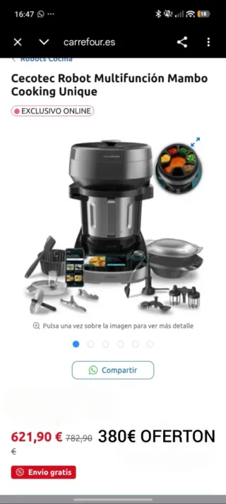 Cecotec Robot Multifunción Mambo Cooking Unique